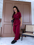 ELYNDI LUX set "KOLKA" - BURGUNDY